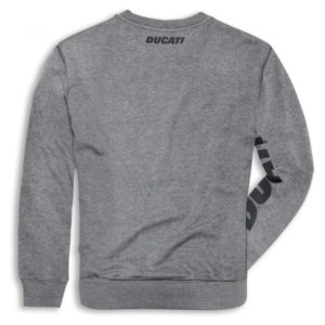 sudadera logo de cuello redondo gris - Imagen 2