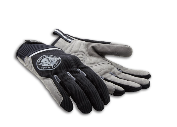 GUANTES SCR OVERLAND C3 NEGRO GRIS TALLA M